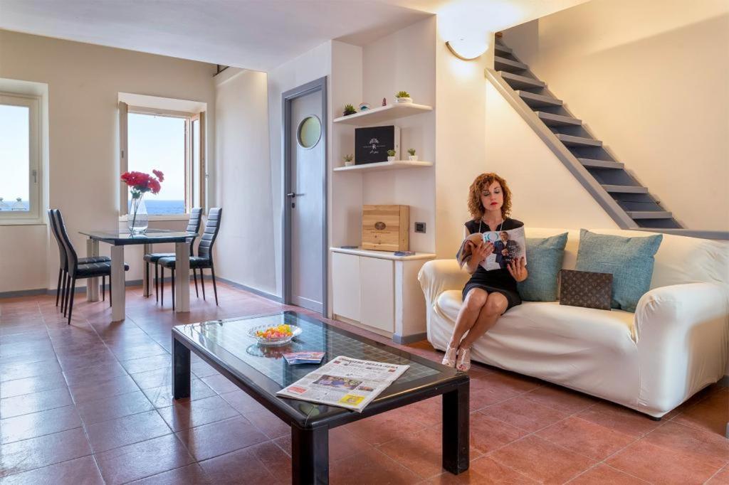 Ferienwohnung Panoramic Bastioni Sea View Alghero Exterior foto