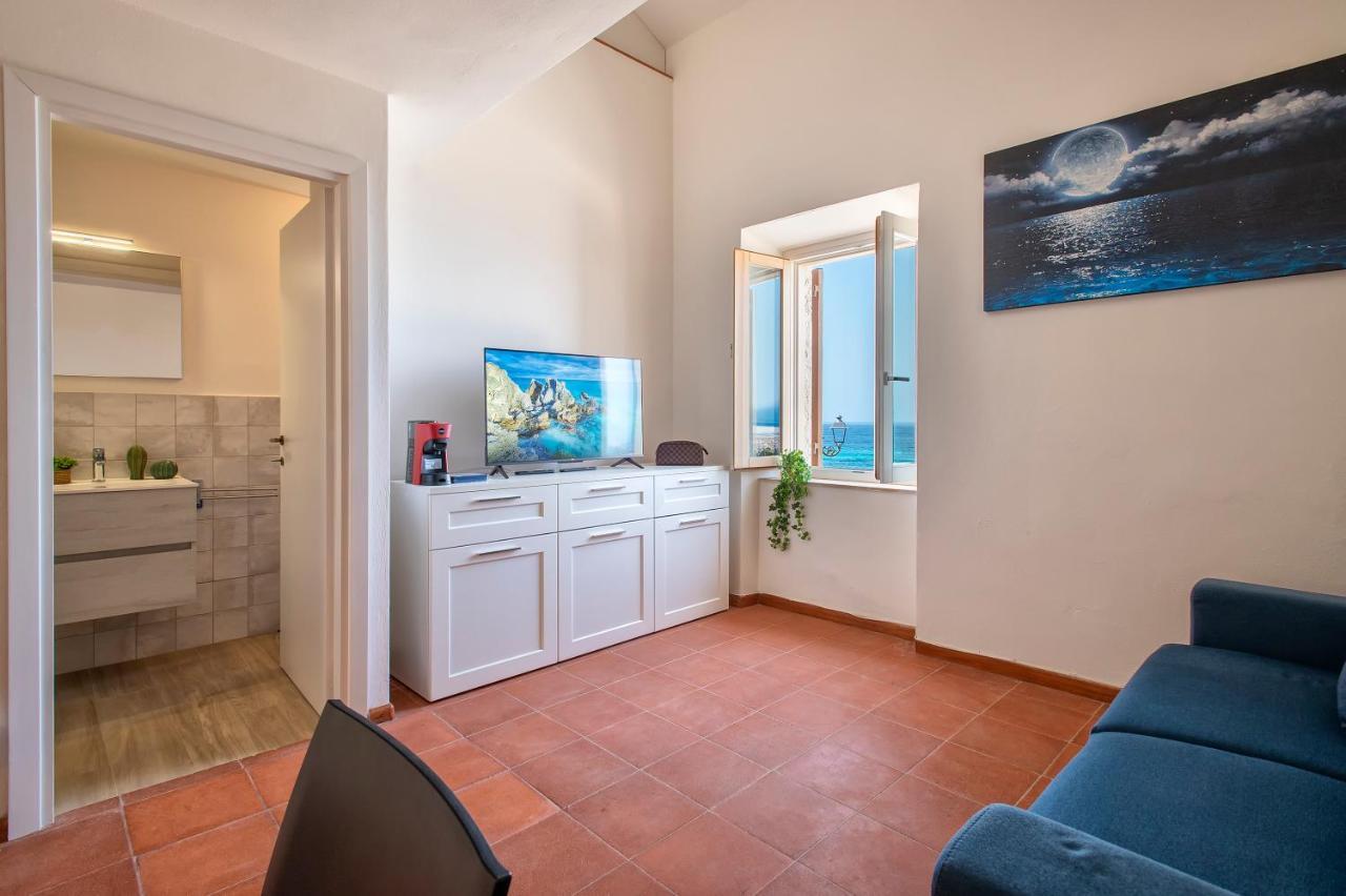 Ferienwohnung Panoramic Bastioni Sea View Alghero Exterior foto